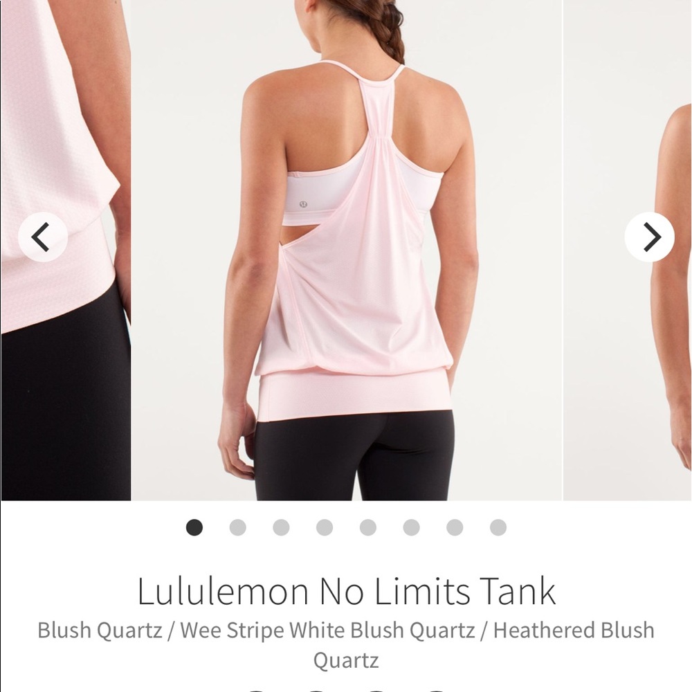 Original No Limits tank- blush quartz💖